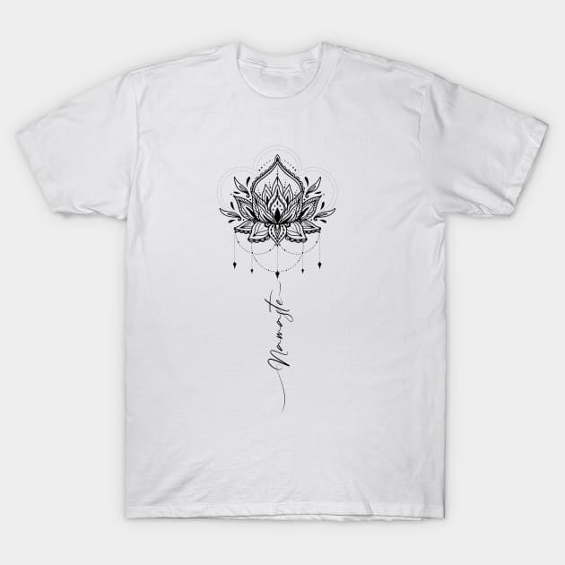 Namaste lotus flower yoga T-Shirt by anjokaba89